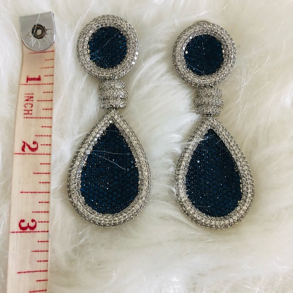 CZ earrings - Picture 5 of 8